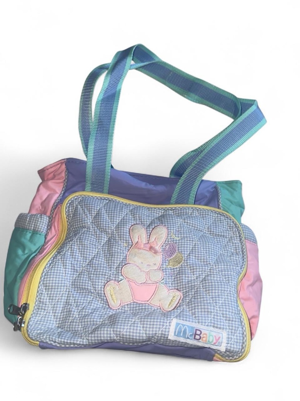 McBaby Vintage Diaper Bag in Pastel Shades